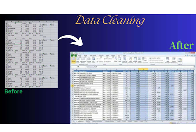 clean, format,merge,split excel data